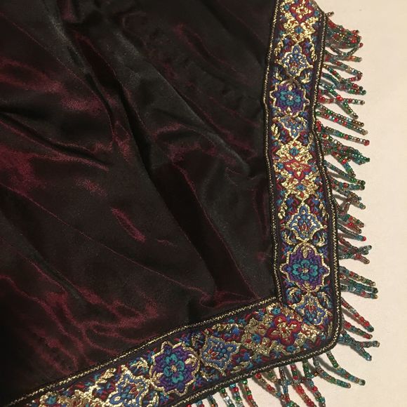 💸 SOLD 💰 2 Piece Beaded Corset Crop Top Pocket Skirt Dress - Picture 4 of 16